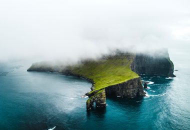 Wyspy Owcze mgła