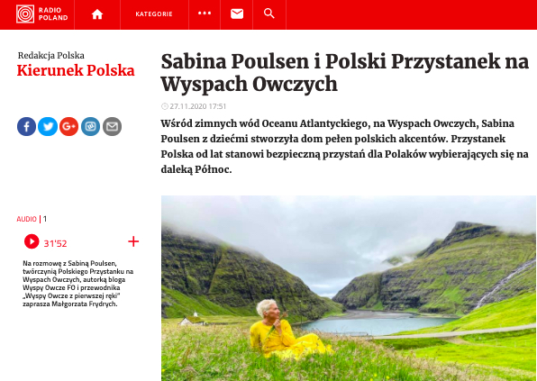 sabina poulsen wyspy owcze polskie radio wywiad